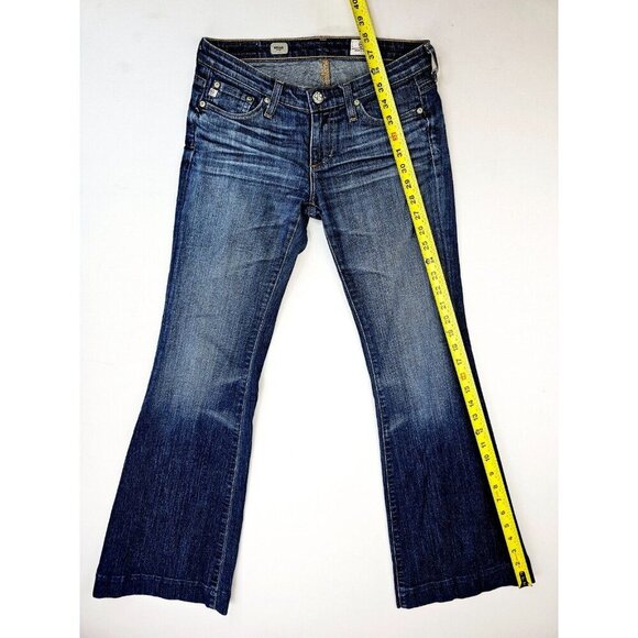 AG Adriano Goldschmied Size 25X31 Women's Belle Flare Blue Denim 5 Pocket Jeans - Picture 12 of 12